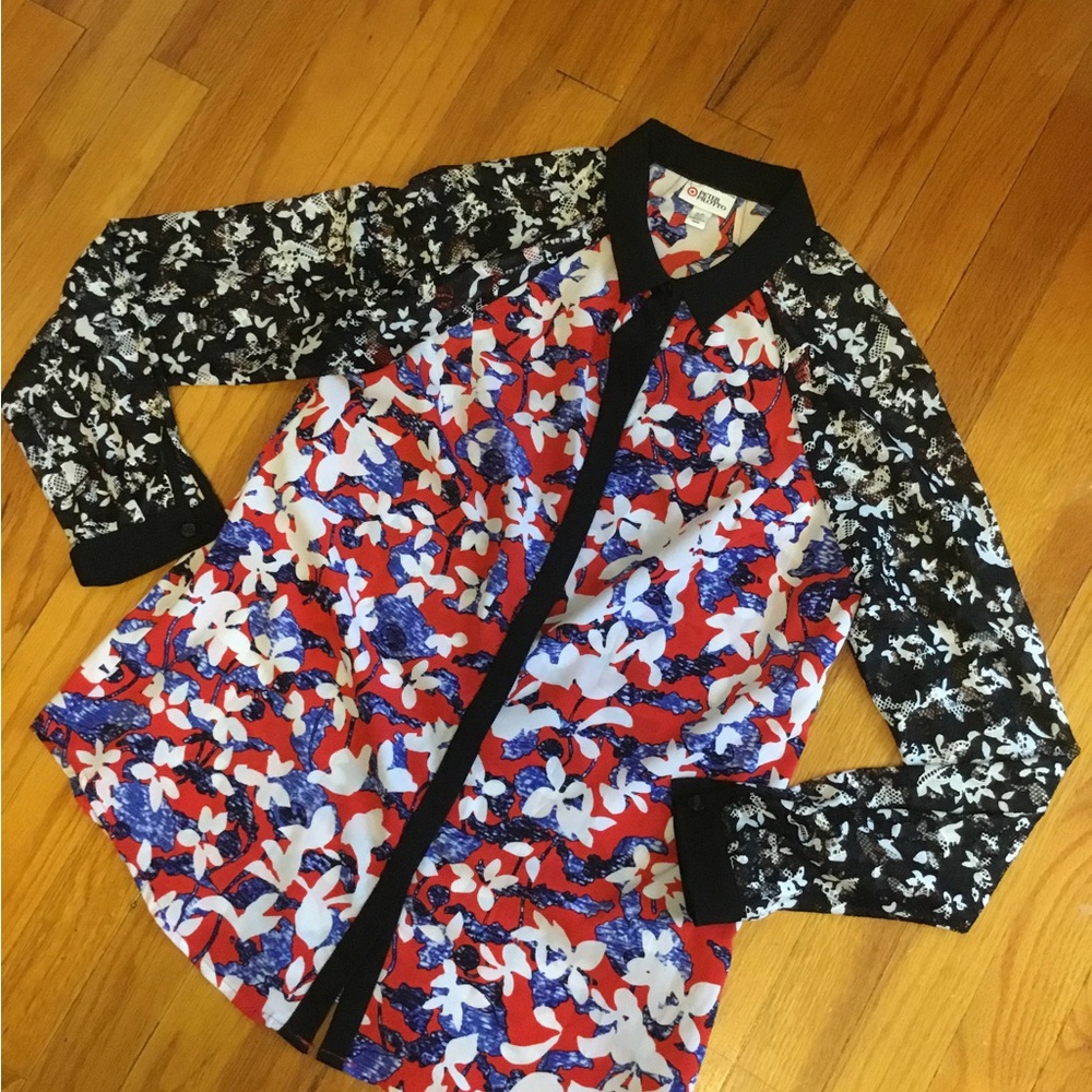 Peter Pilotto long sleeve blouse